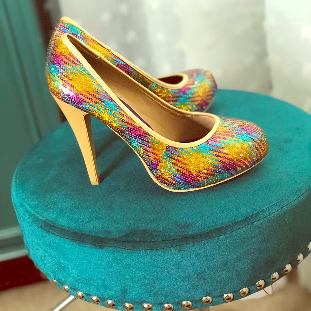 Glitter ✨ Rainbow 🌈 Heels 👠